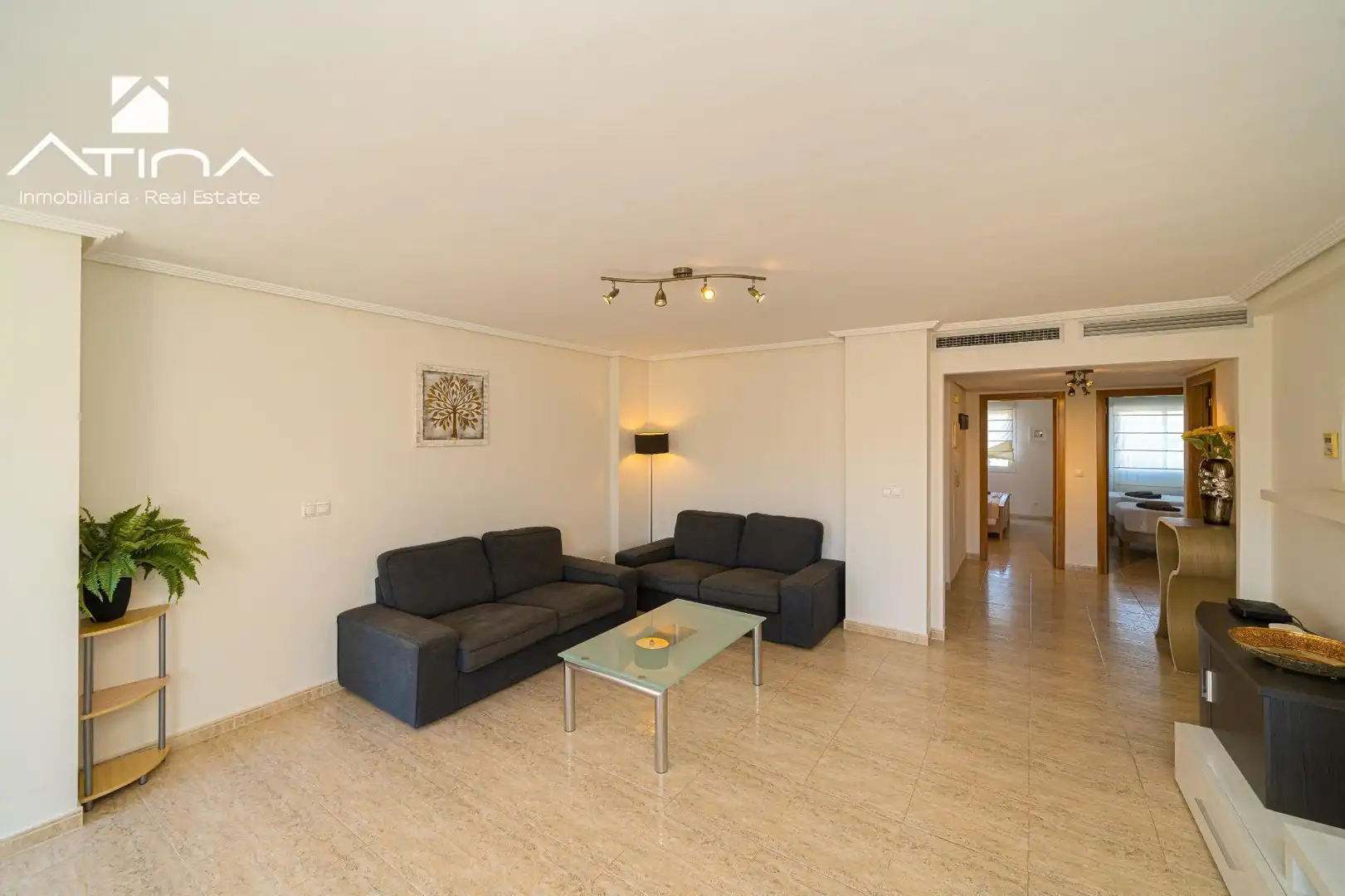 Living room of Apartments for sale in Jávea / Xàbia  with Air Conditioner, Private garden and Terrace
