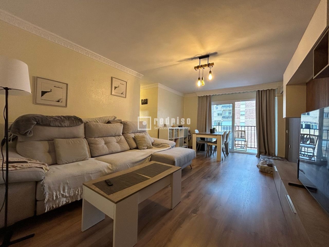 Sala d'estar de Pis en venda en Málaga Capital amb Aire condicionat, Parquet i Terrassa