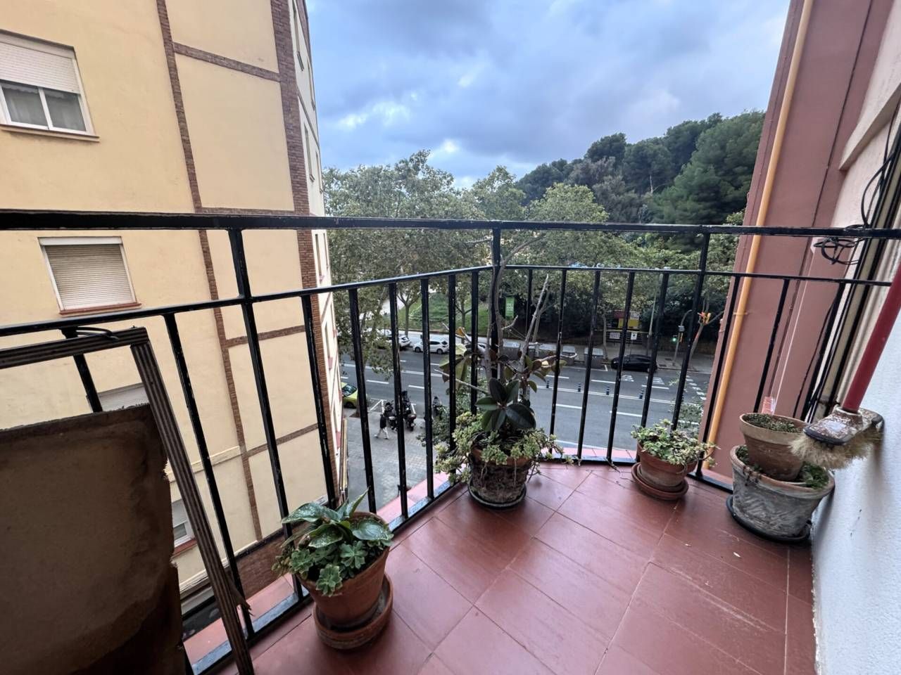 Balcony of Flat for sale in  Barcelona Capital  with Heating, Parquet flooring and Furnished