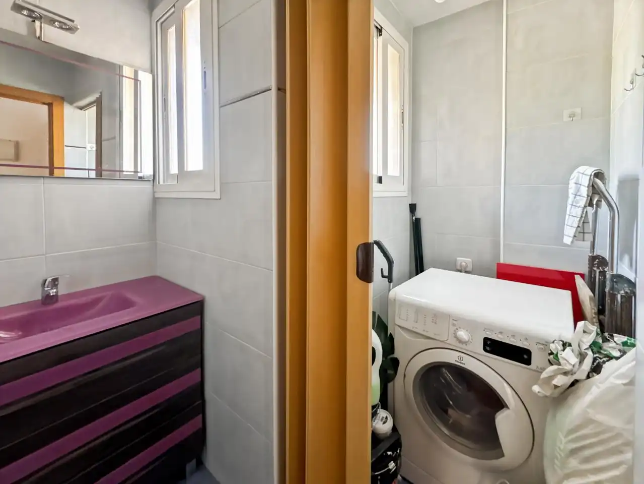 Bathroom of Flat for rent in Madrid  with Air Conditioner, Heating and Terrace