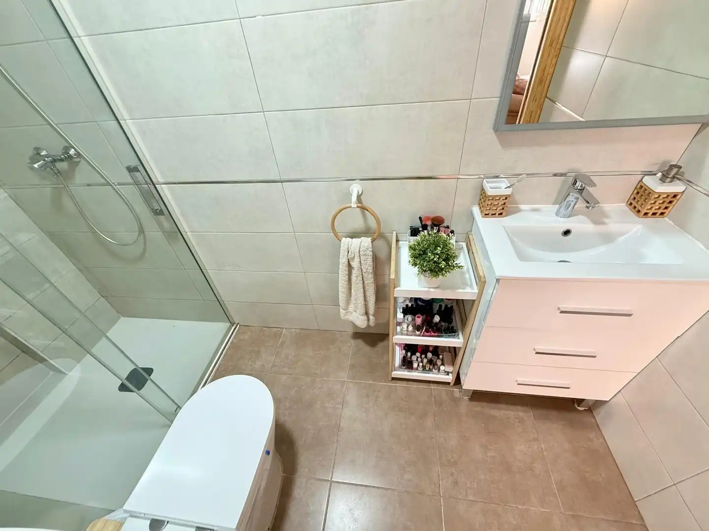 Badezimmer von Maisonette zum Verkauf in Vícar mit Klimaanlage, Heizung und Abstellraum