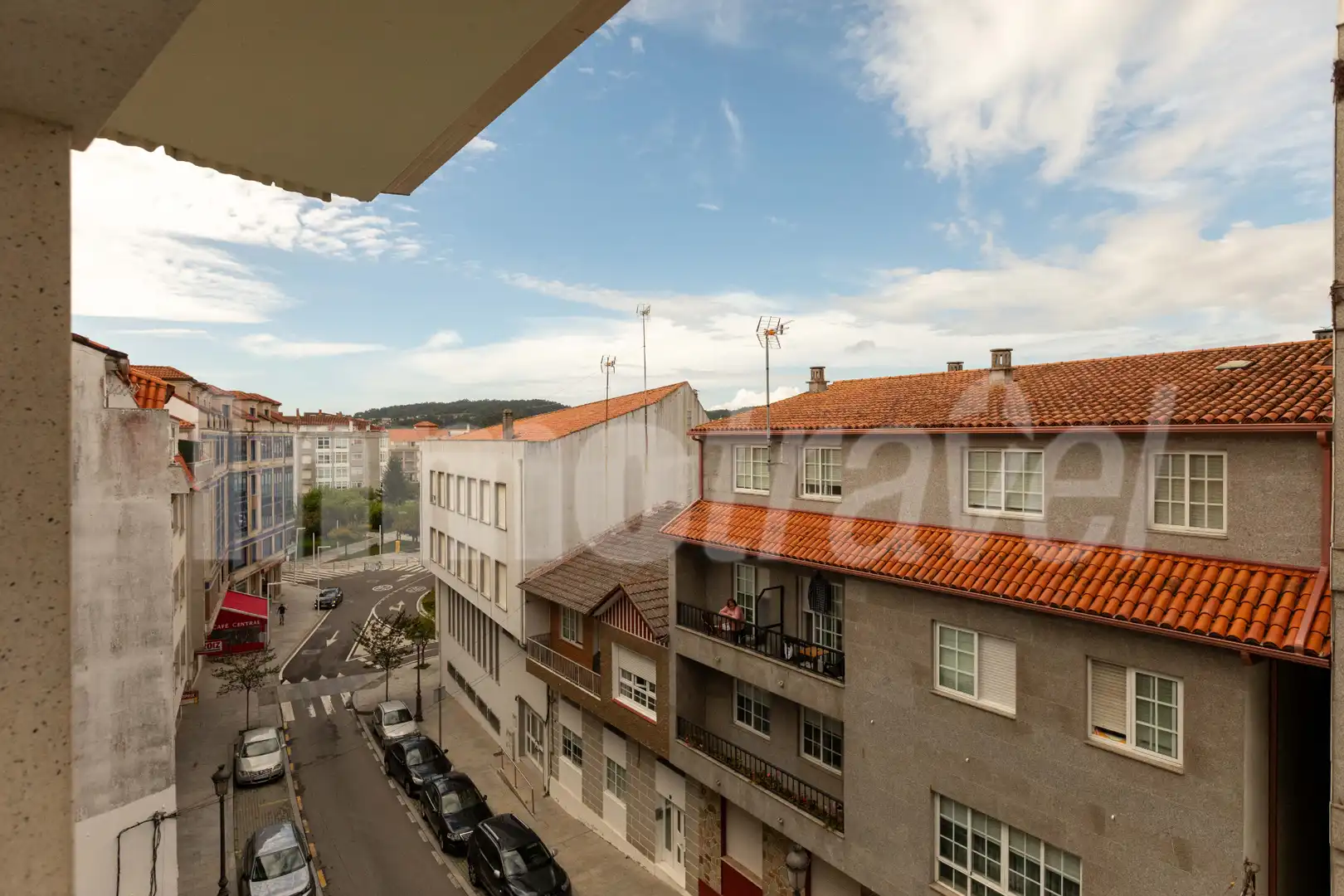 Exterior view of Flat for rent in Sanxenxo  with Heating, Parquet flooring and Furnished