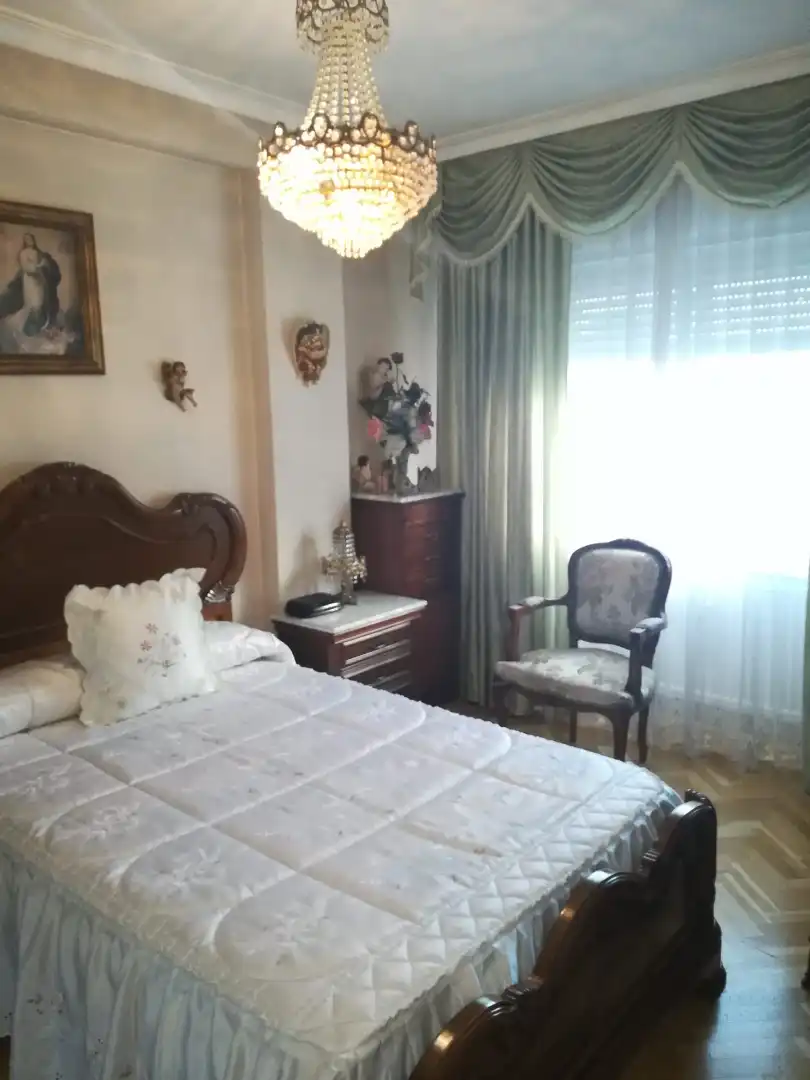 Bedroom of Flat for sale in Móstoles  with Heating, Parquet flooring and Terrace