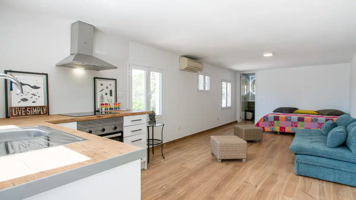 Sala d'estar de Casa o xalet en venda en Fresnedillas de la Oliva amb Aire condicionat, Calefacció i Jardí privat