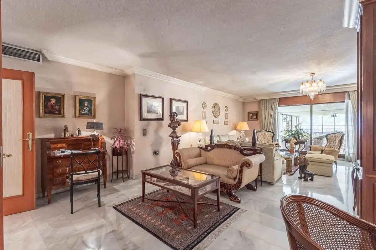 Living room of Flat for sale in Granada  with Private garden, Storage room and Community pool