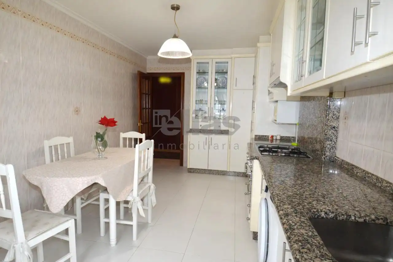 Kitchen of Flat for sale in Zas  with Heating, Parquet flooring and Storage room