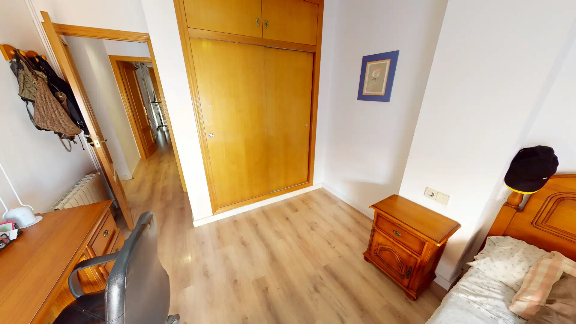 Schlafzimmer von Wohnung zum Verkauf in Sant Joan d'Alacant mit Klimaanlage und Ofen