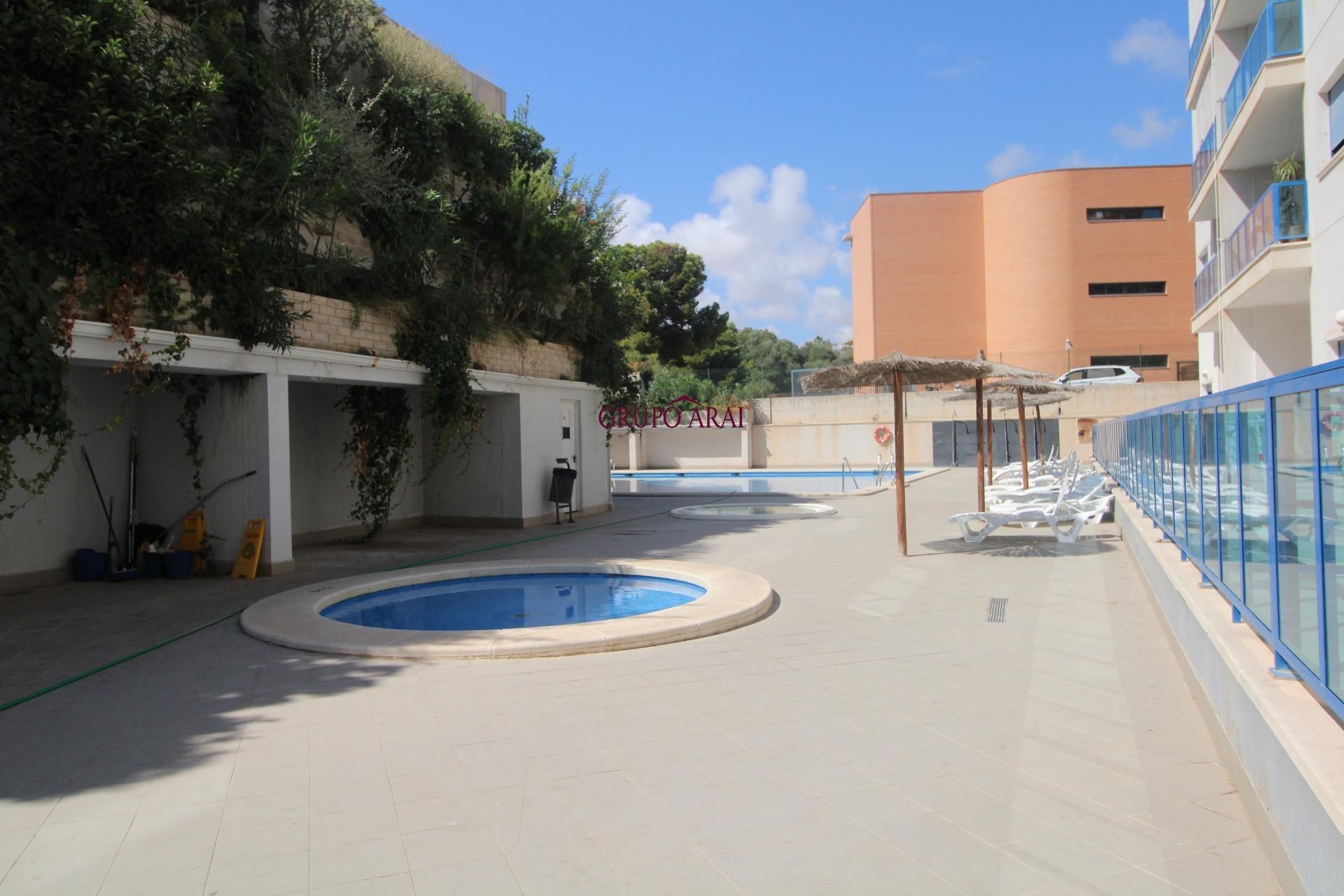 Swimming pool of Apartment for sale in Alicante / Alacant  with Air Conditioner, Private garden and Terrace