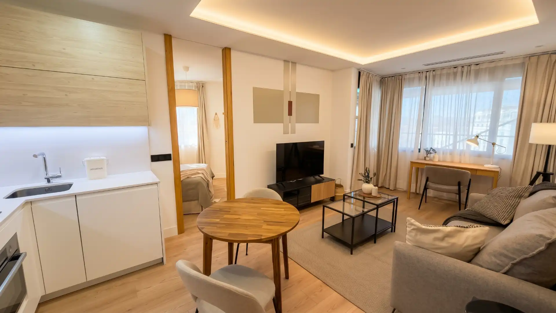 Sala de estar de Apartamento de alquiler en Centro