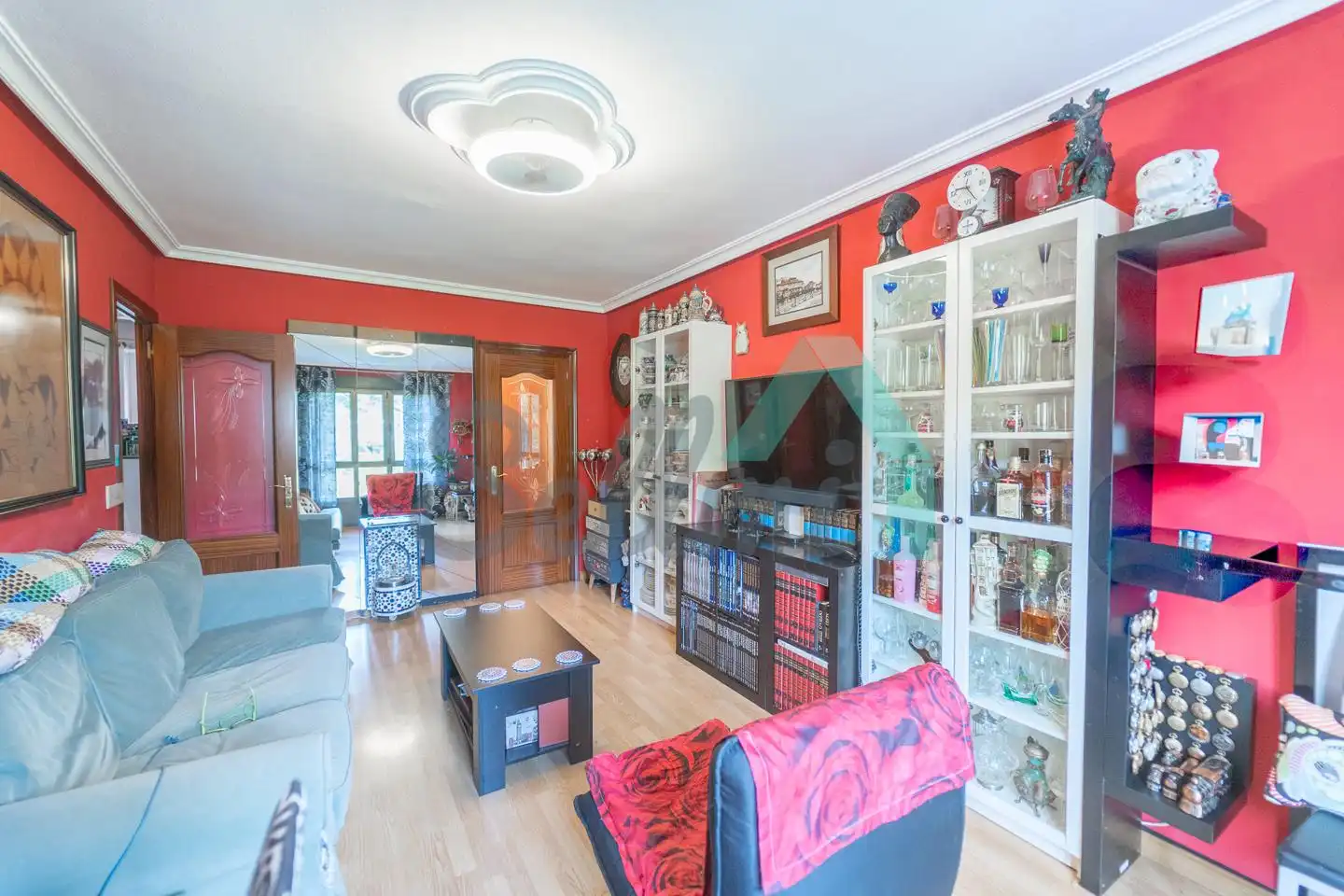 Wohnzimmer von Wohnung zum Verkauf in Mieres (Asturias) mit Heizung, Abstellraum und Möbliert