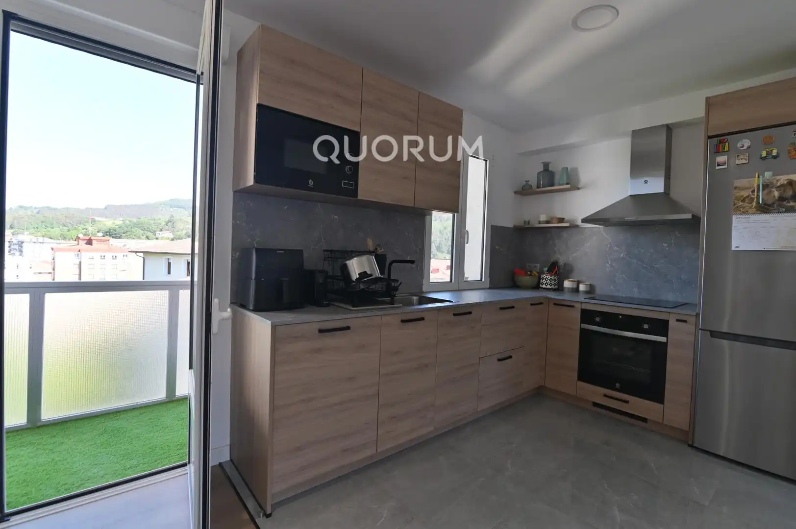 Küche von Wohnung zum Verkauf in Galdakao mit Heizung, Terrasse und Möbliert