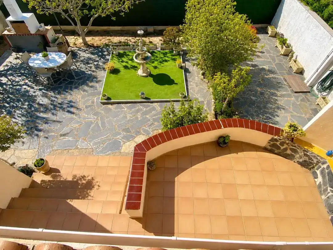 Terrace of Flat for sale in Roses  with Air Conditioner