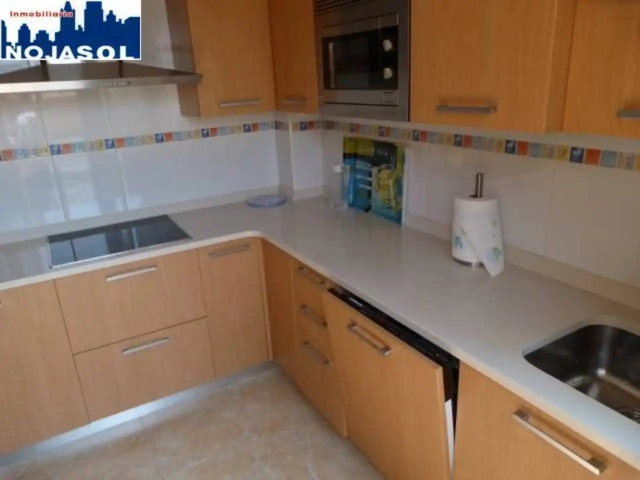 Cocina de Apartamento de alquiler en Noja con Calefacción, Terraza y Amueblado