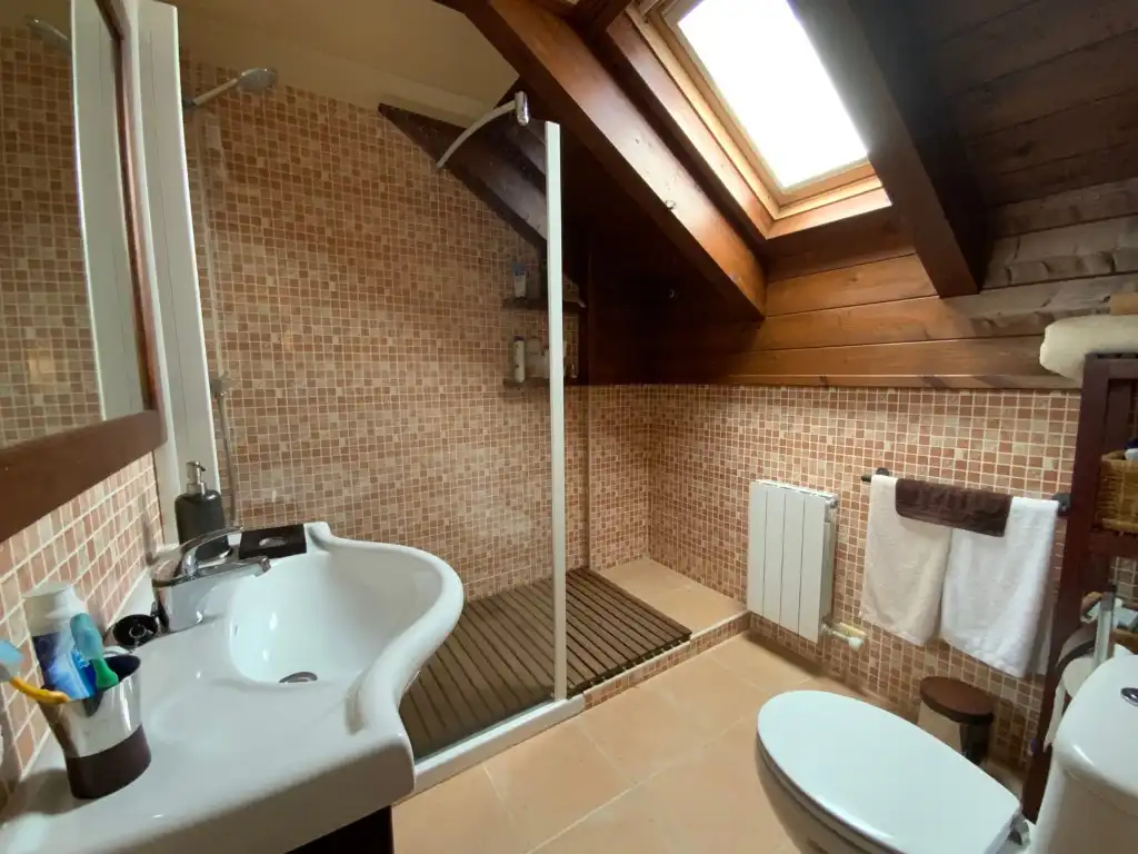 Badezimmer von Wohnungen zum Verkauf in Benasque mit Terrasse