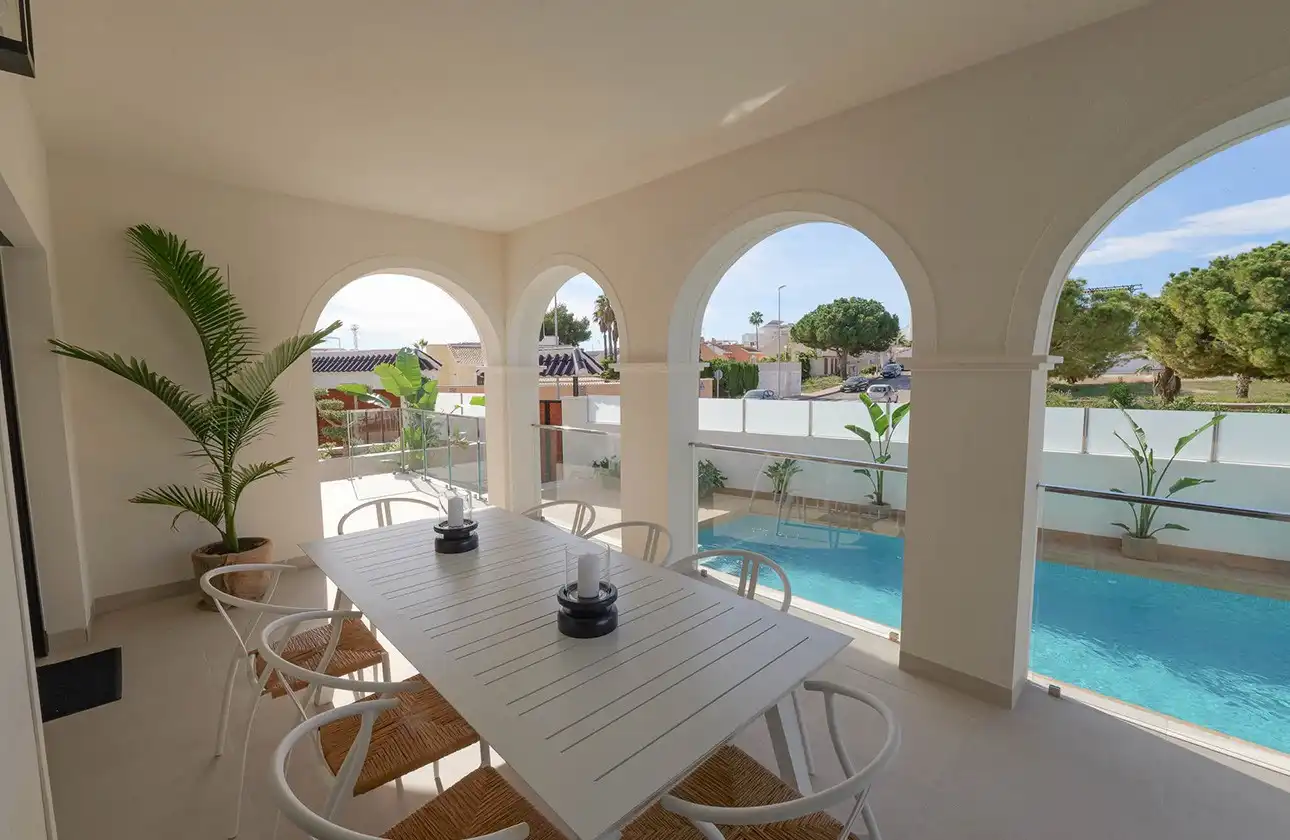 Vista exterior de Casa o chalet en venta en Rojales con Aire acondicionado, Calefacción y Terraza