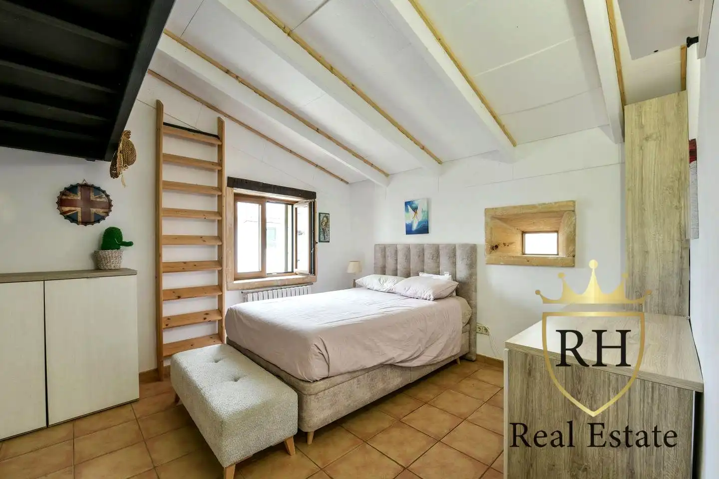 Bedroom of Houses for sale in Campanet  with Air Conditioner, Heating and Terrace