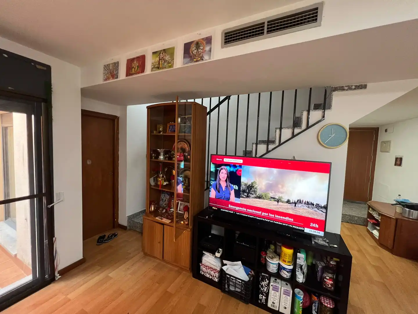 Sala de estar de Dúplex en venta en L'Hospitalet de Llobregat con Terraza