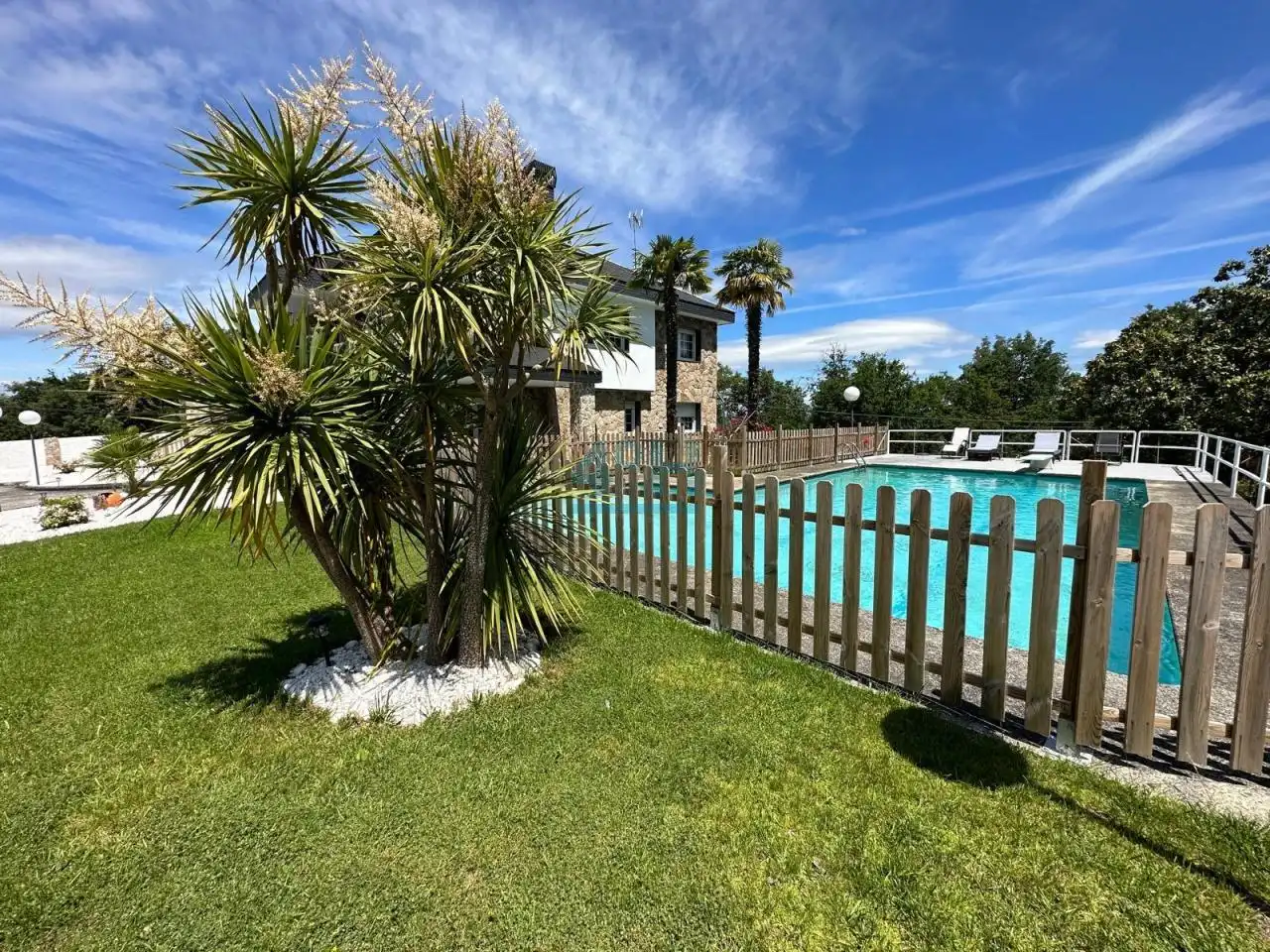 Swimming pool of Houses for sale in Taboadela  with Heating, Private garden and Terrace