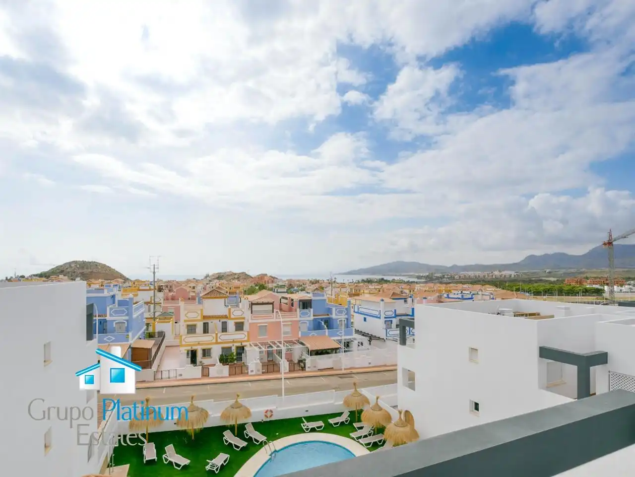Vista exterior de Apartamento en venta en Pulpí con Aire acondicionado, Calefacción y Piscina