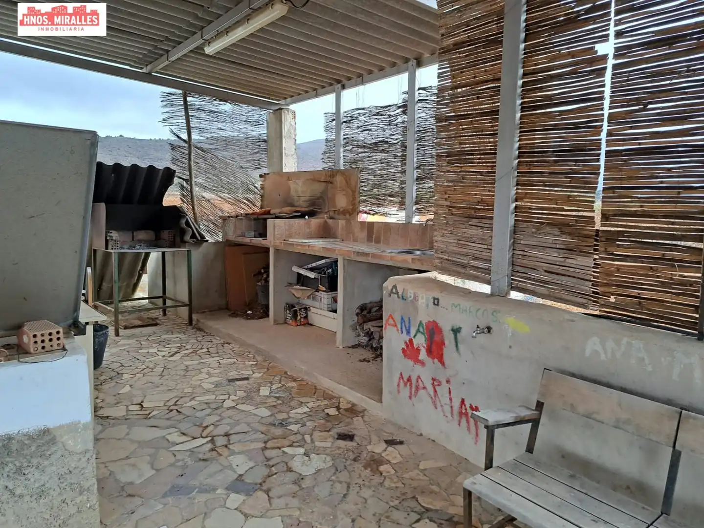 Terrassa de Finca rústica en venda en Hondón de las Nieves / El Fondó de les Neus