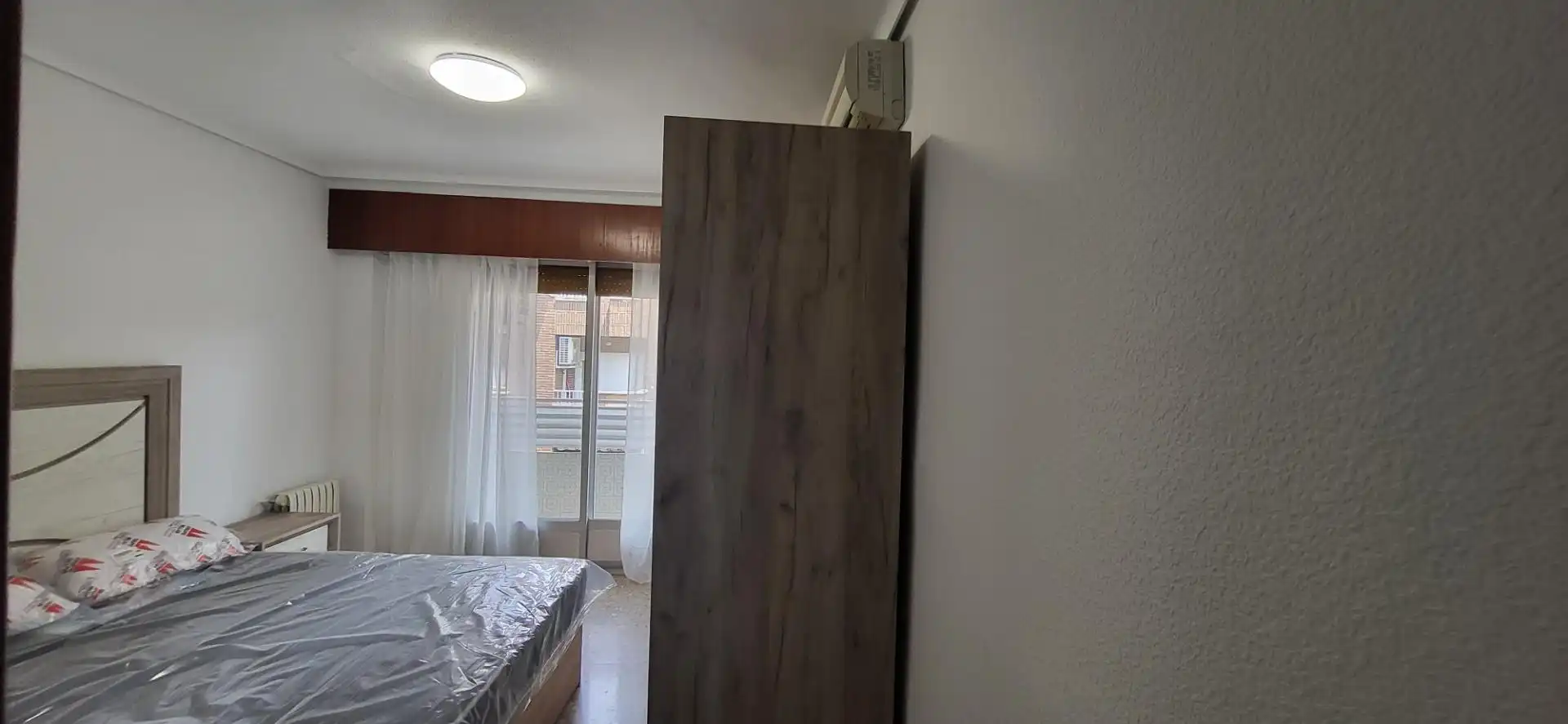 Bedroom of Flat for rent in Albacete  with Air Conditioner, Heating and Furnished