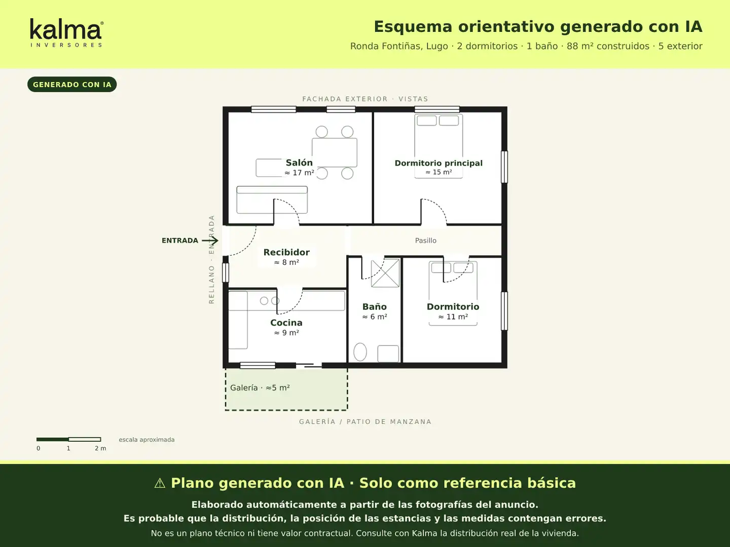 Flat with terrace for sale in Ronda das Fontiñas, imagen 24