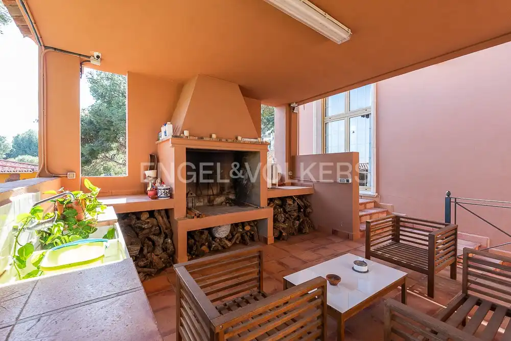 Terrassa de Casa o xalet en venda en Sagunto / Sagunt amb Calefacció, Jardí privat i Parquet