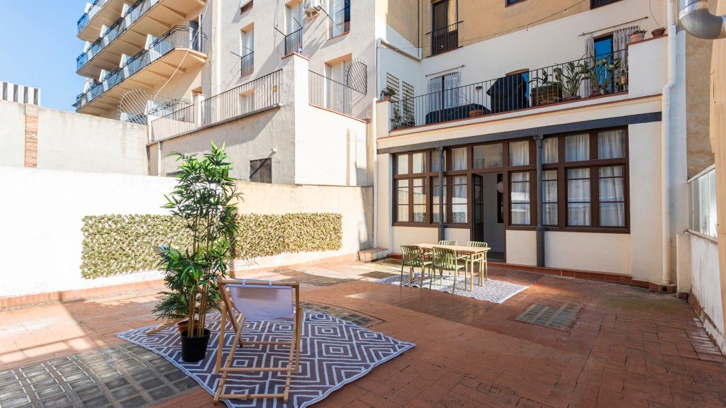 Terrace of Apartment for sale in  Barcelona Capital  with Air Conditioner, Heating and Parquet flooring