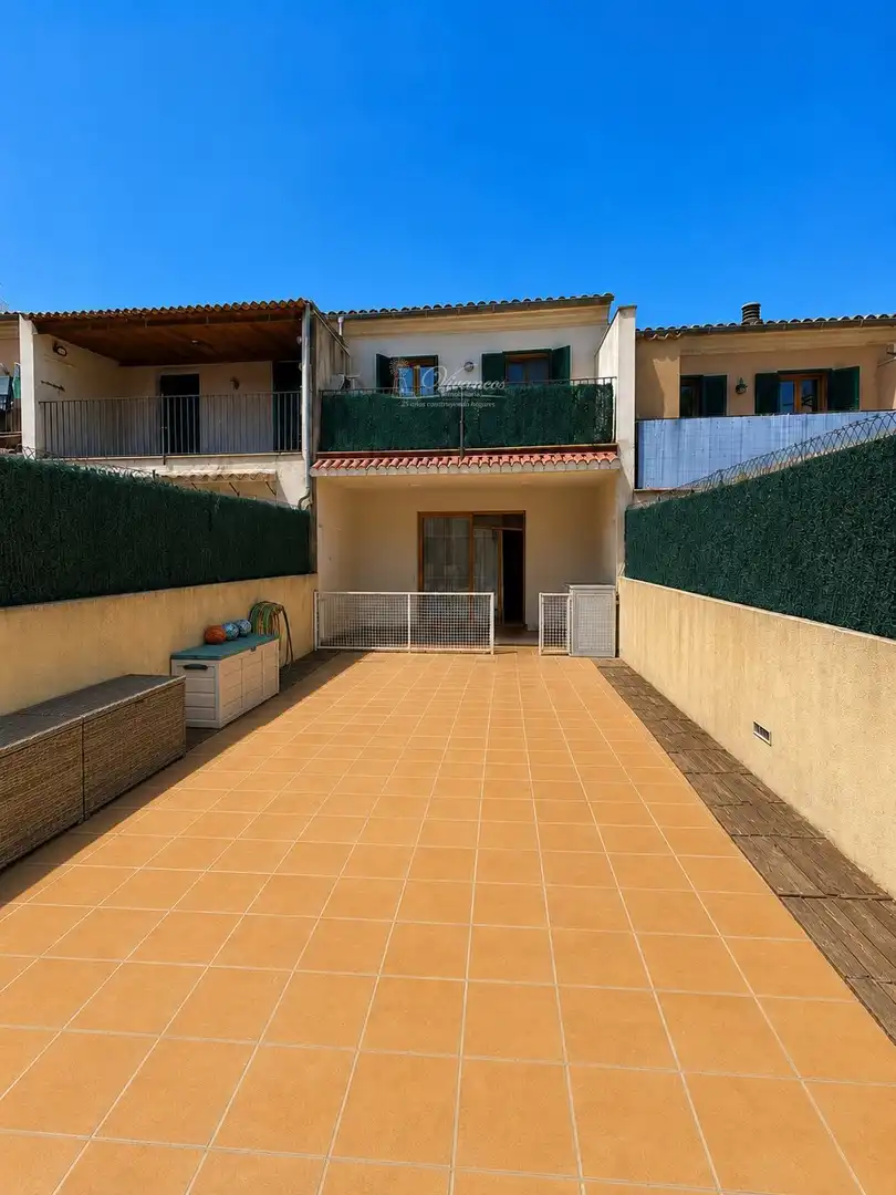 Terrassa de Casa adosada en venda en Sencelles amb Aire condicionat, Jardí privat i Terrassa