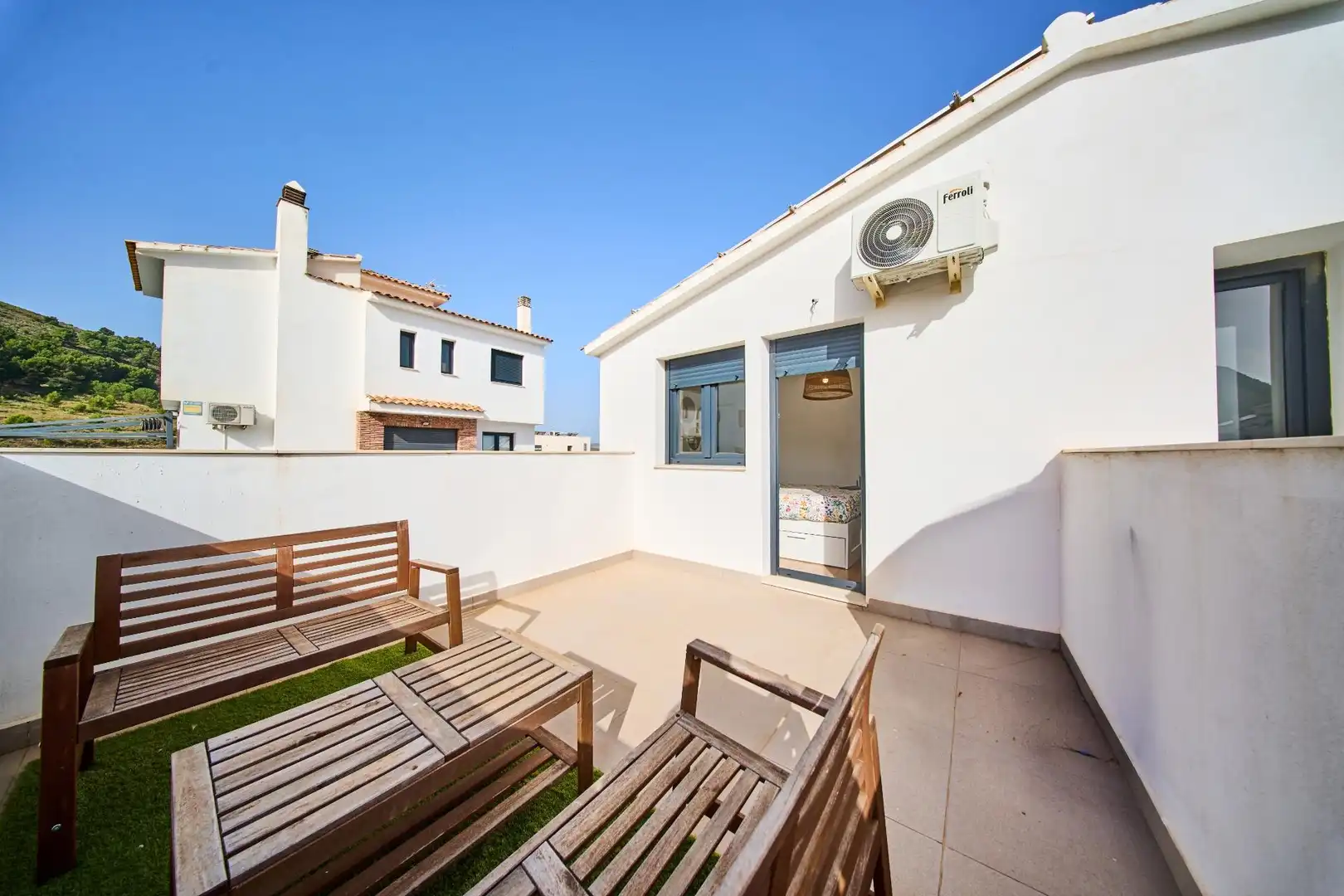 Terraza de Casa o chalet en venta en Dílar con Calefacción y Piscina comunitaria