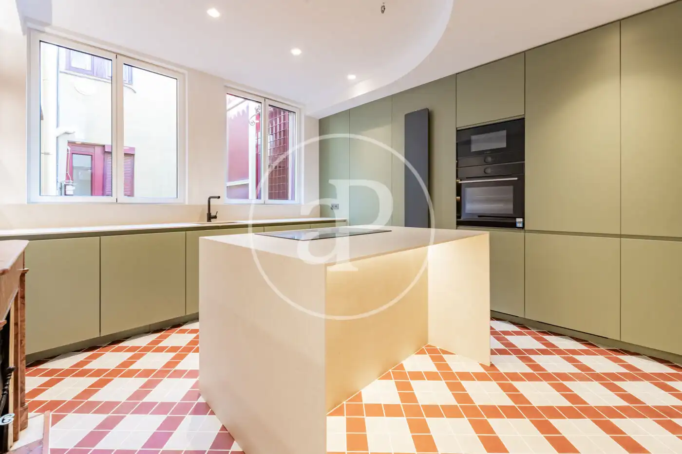 Kitchen of Flat for sale in Madrid  with Air Conditioner, Heating and Balcony