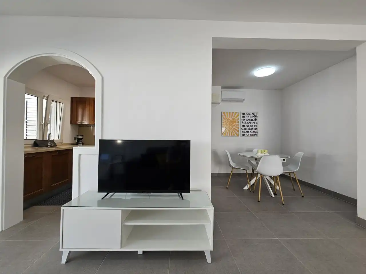 Sala de estar de Casa o chalet de alquiler en San Bartolomé de Tirajana con Aire acondicionado, Jardín privado y Terraza