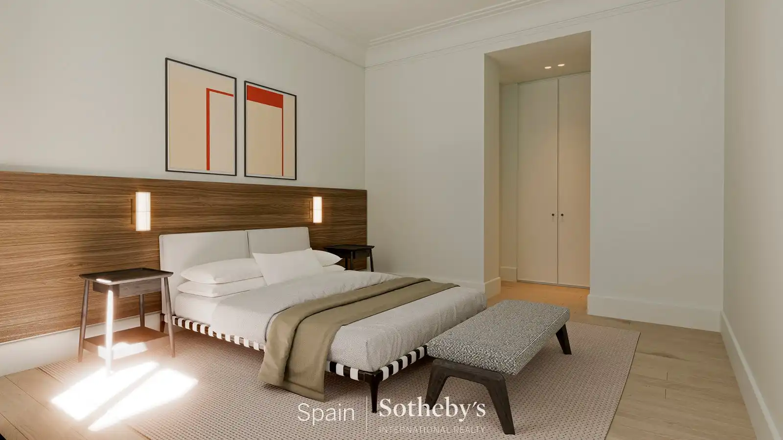 Dormitori de Apartament en venda en Madrid amb Aire condicionat, Calefacció i Jardí privat