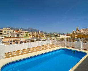 Swimming pool of Apartment to rent in Nerja  with Air Conditioner, Heating and Terrace