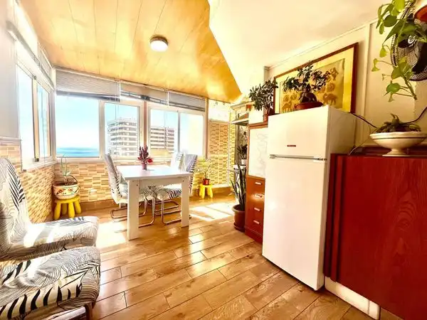 Esszimmer von Wohnungen zum Verkauf in Roquetas de Mar mit Klimaanlage, Heizung und Terrasse