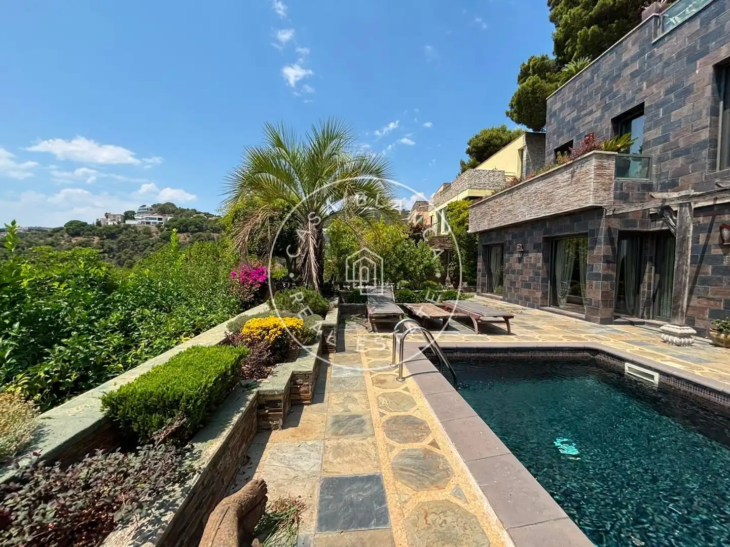 Vista exterior de Casa o chalet en venta en Lloret de Mar con Aire acondicionado, Calefacción y Jardín privado