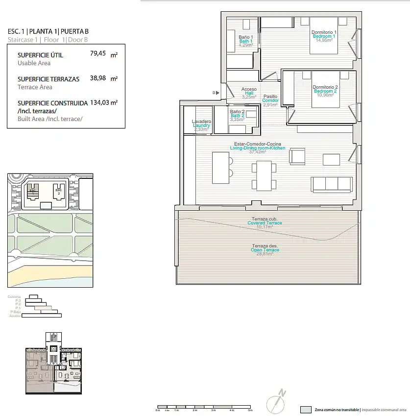 Apartamento en venta en Villajoyosa / La Vila Joiosa con Aire acondicionado, Terraza y Balcón