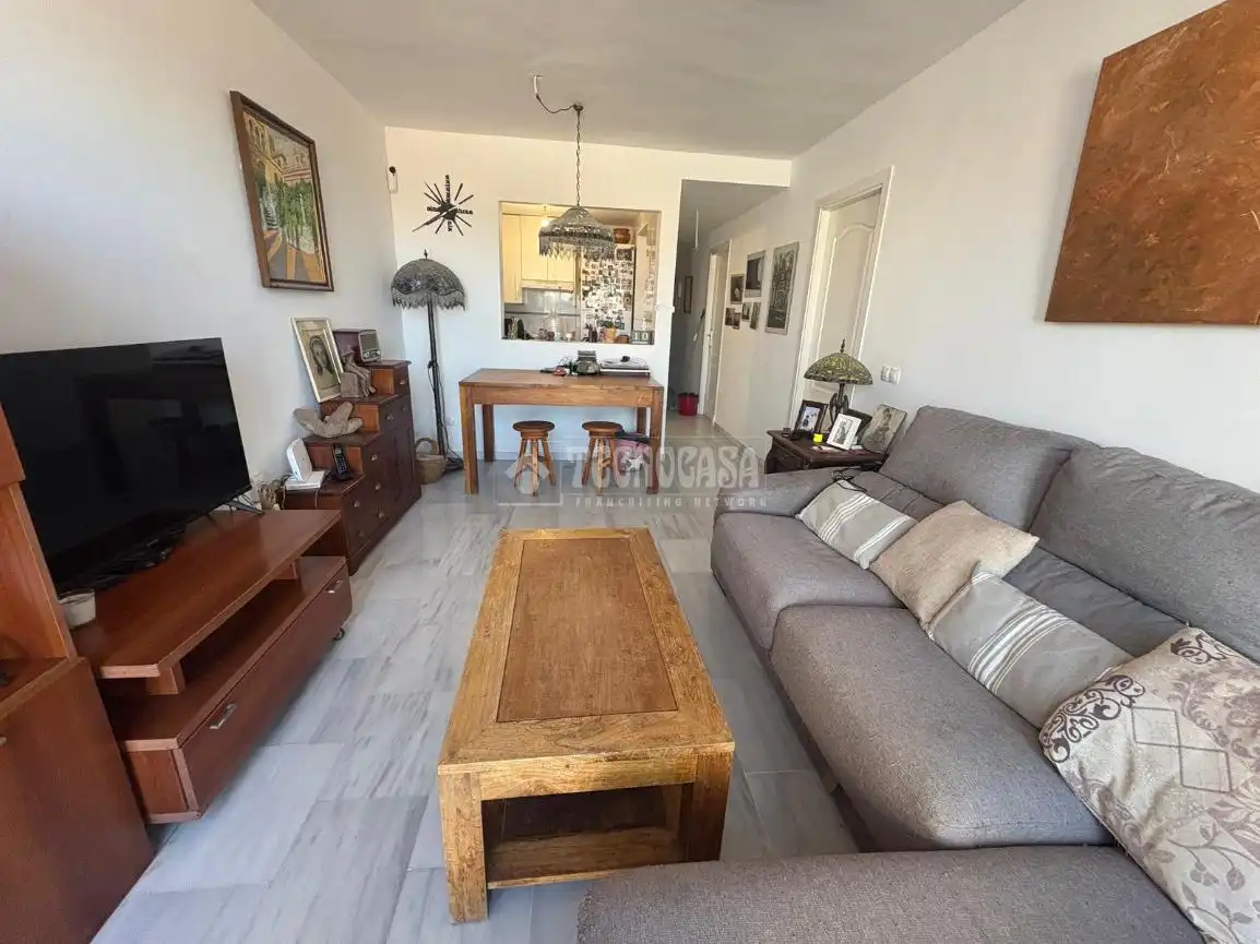 Sala de estar de Piso en venta en Casares con Terraza y Amueblado