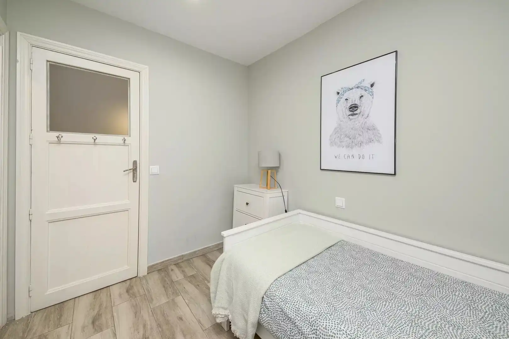 Bedroom of Flat for rent in Madrid  with Air Conditioner, Heating and Terrace