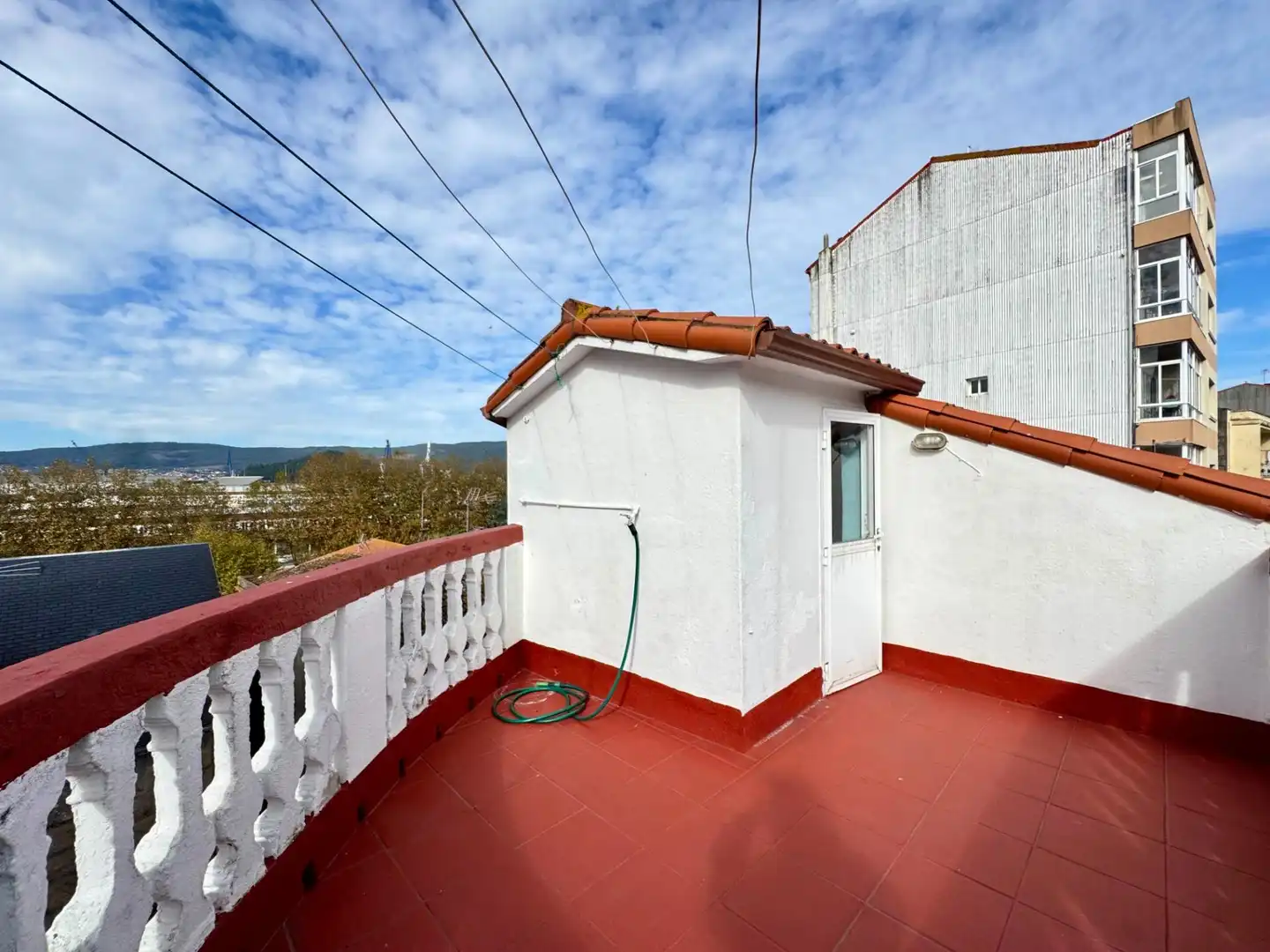 Balcony of Houses for sale in Pontevedra Capital   with Heating, Terrace and Storage room