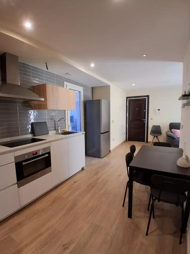 Küche von Wohnung zur Miete in Albacete mit Klimaanlage, Heizung und Parkett