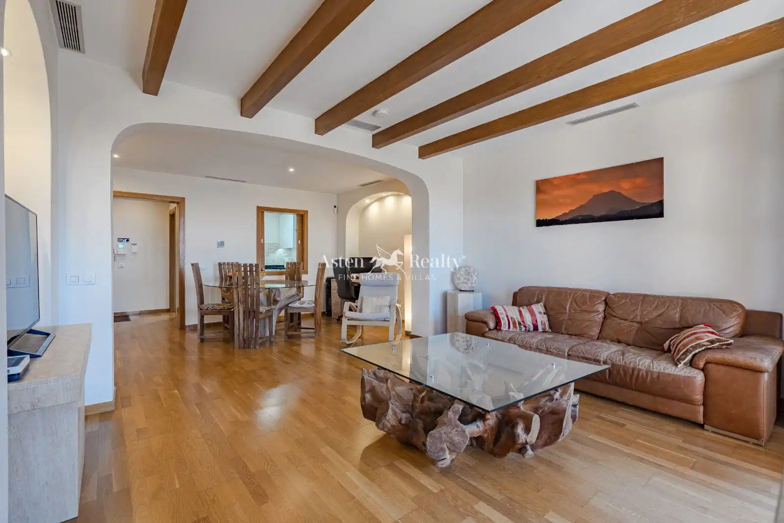 Sala d'estar de Casa adosada en venda en Golf del Sur - Amarilla Golf 