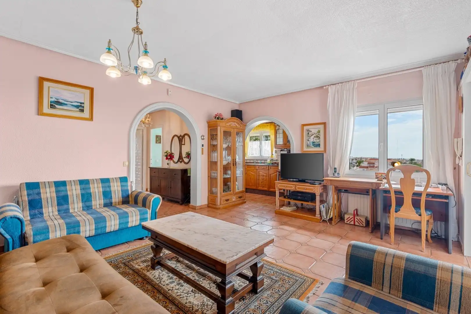 Sala d'estar de Casa o xalet en venda en Ciudad Quesada
