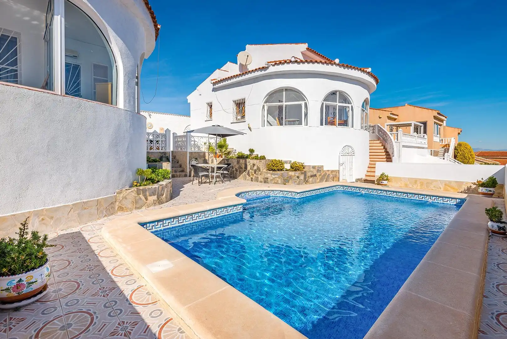 Swimming pool of Houses for sale in Rojales  with Air Conditioner, Heating and Private garden