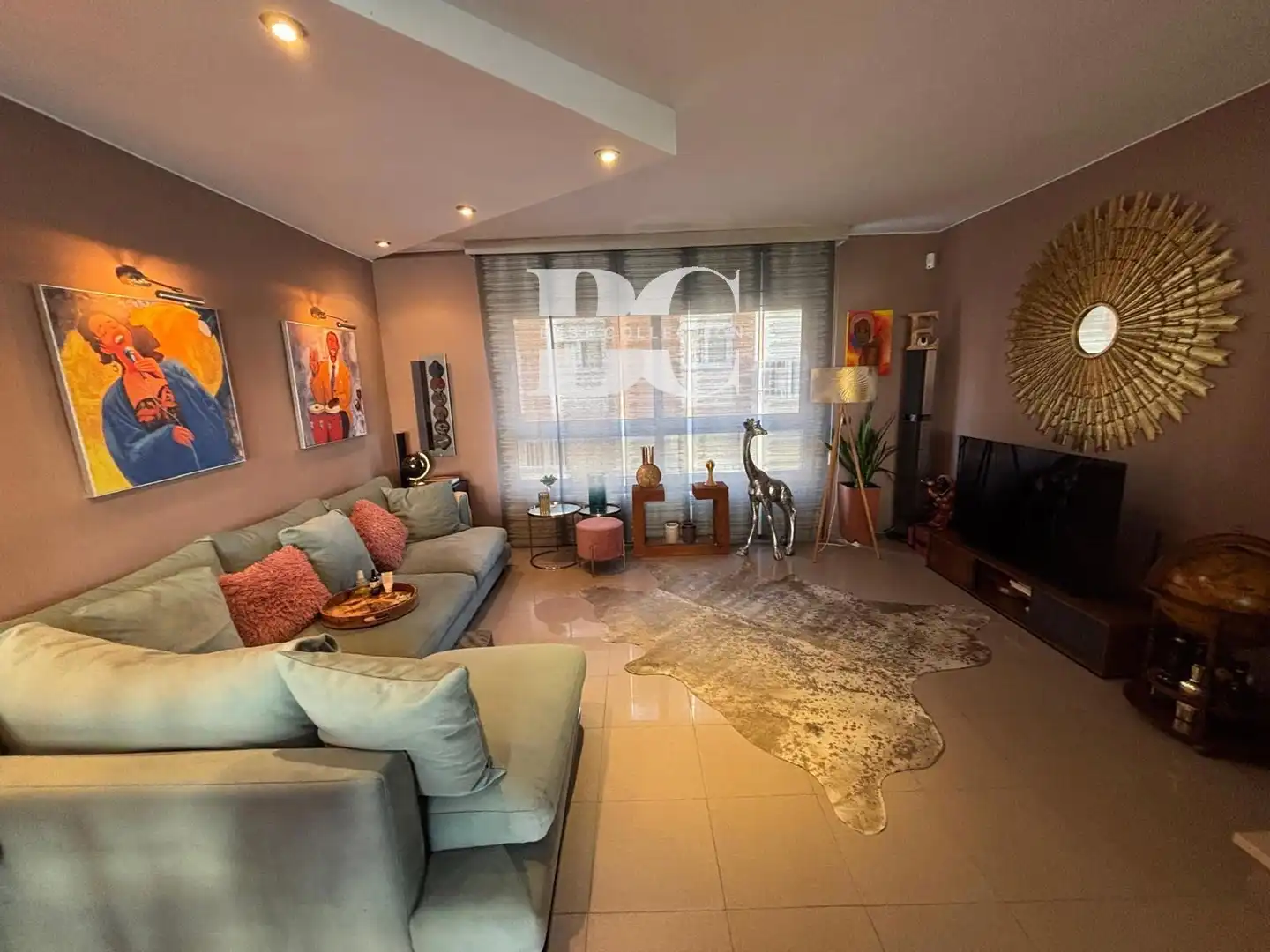 Sala de estar de Casa adosada en venta en Lloret de Mar con Aire acondicionado, Calefacción y Jardín privado