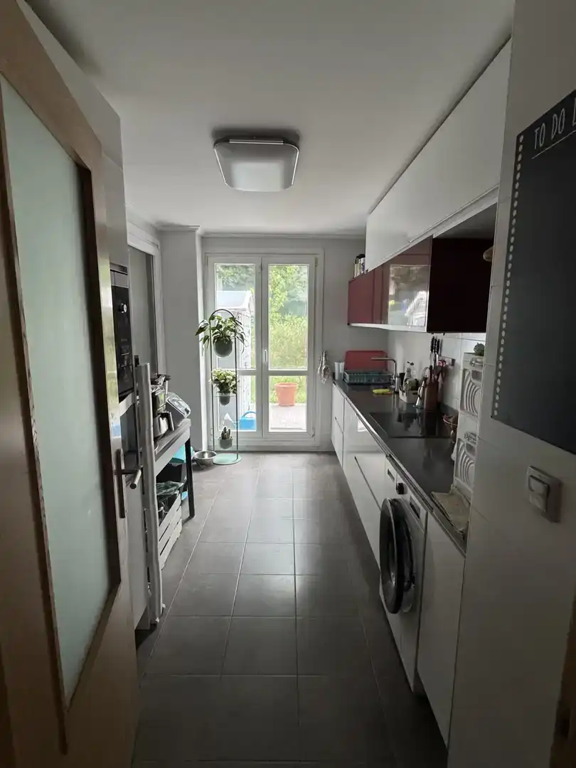 Cuina de Planta baixa en venda en Güeñes amb Jardí privat, Parquet i Traster
