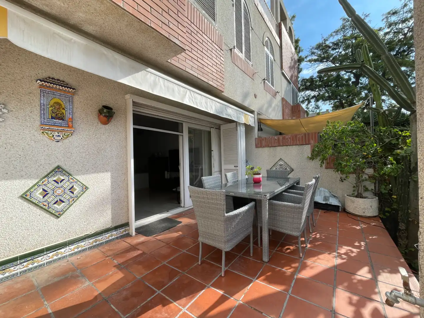 Terrace of Houses for rent in Castelldefels  with Air Conditioner, Heating and Private garden