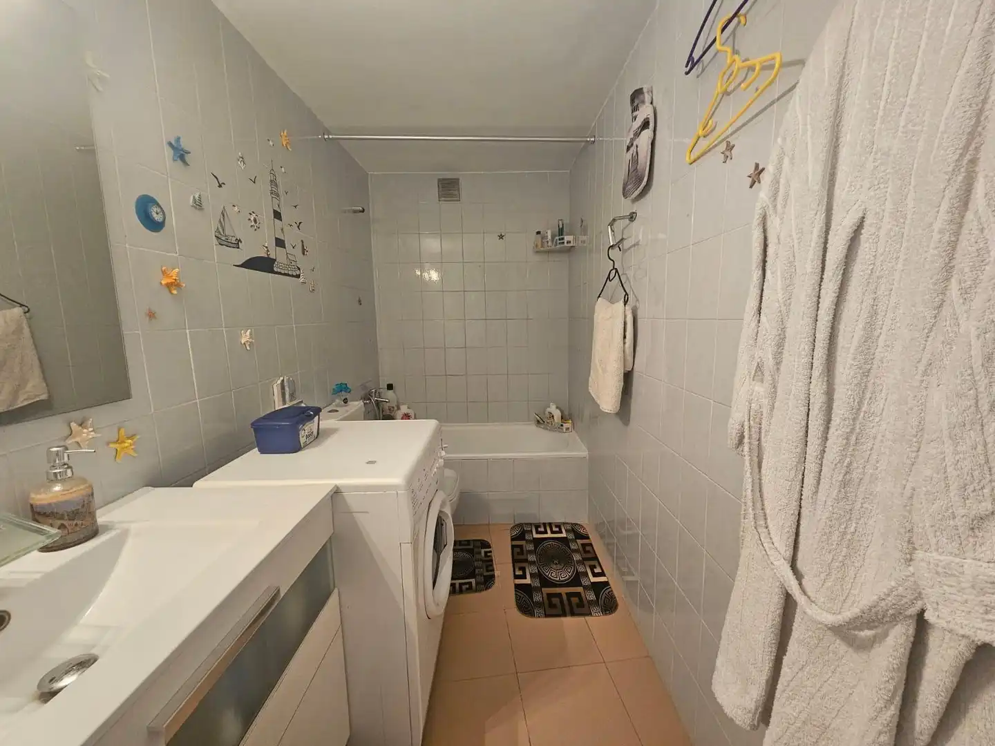 Baño de Apartamento en venta en Empuriabrava con Aire acondicionado, Calefacción y Jardín privado