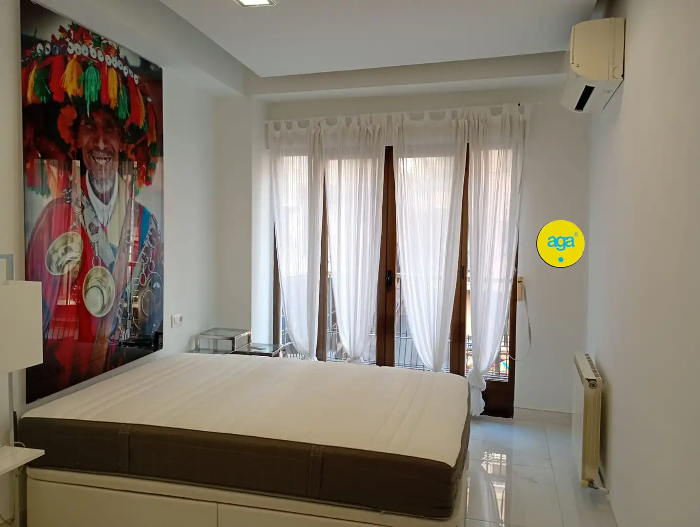 Bedroom of Flat for rent in Jaén  with Air Conditioner, Heating and Furnished