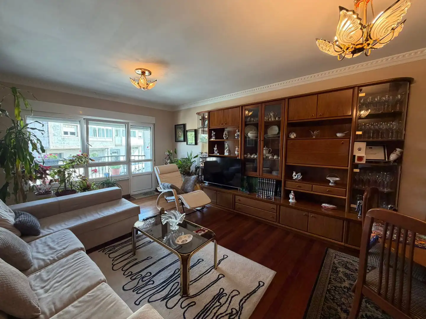 Sala de estar de Casa o chalet en venta en Lugo con Calefacción, Terraza y Balcón